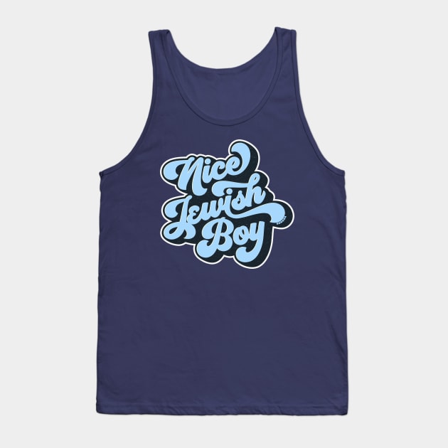 Nice Jewish Boy Retro Tank Top by sababa